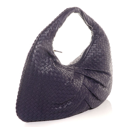 Bottega Veneta Nappa Intrecciato Pleated Large Veneta Hobo Turbolence 3 of 9