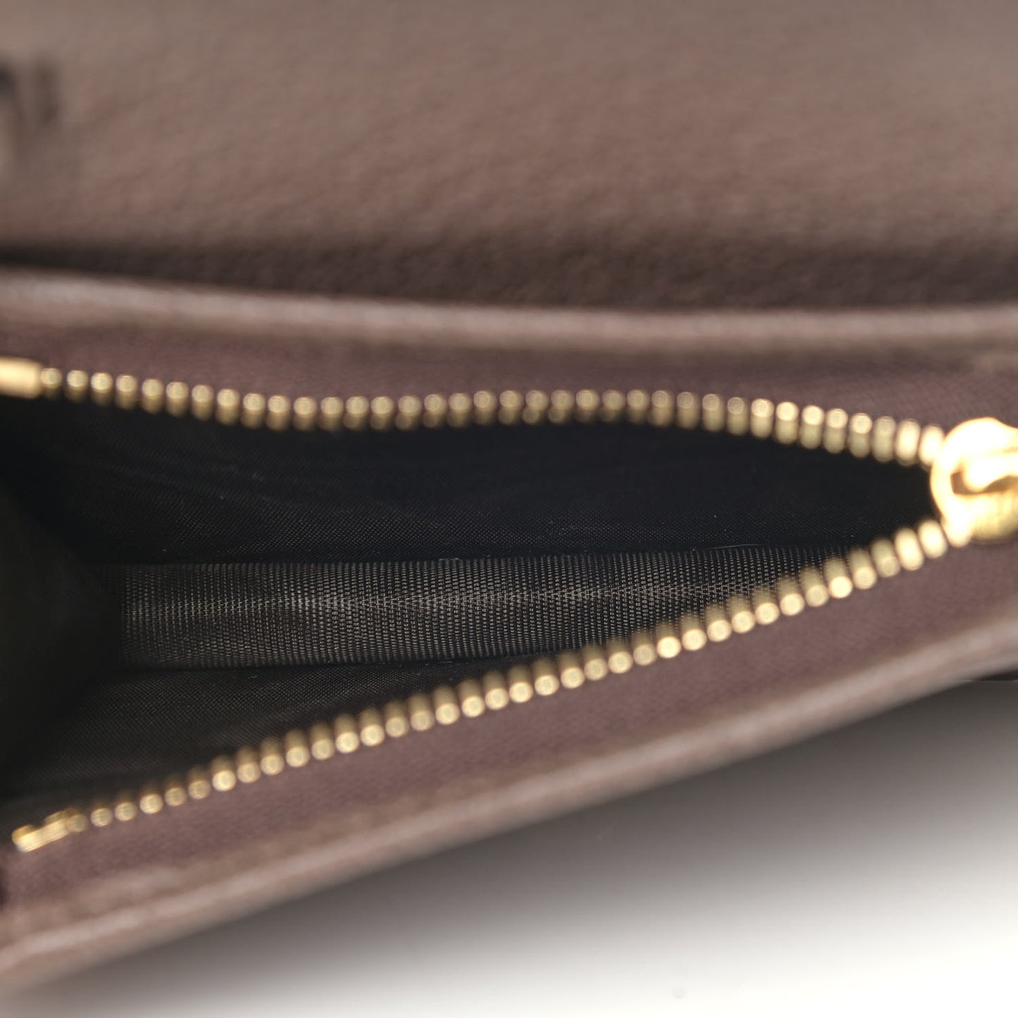 GG Supreme Monogram Web Ophidia Chain Card Case Wallet Beige New Acero