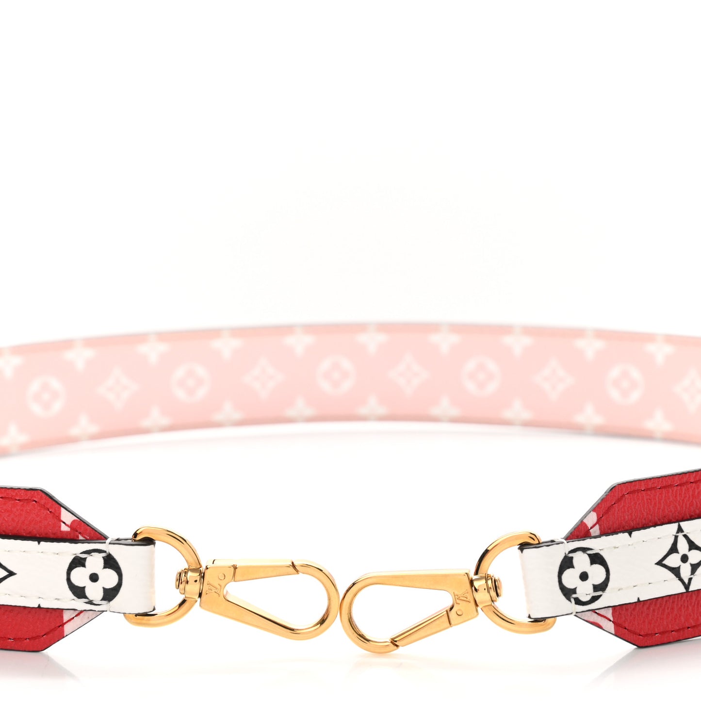 Monogram Giant Bandouliere Shoulder Strap Rouge