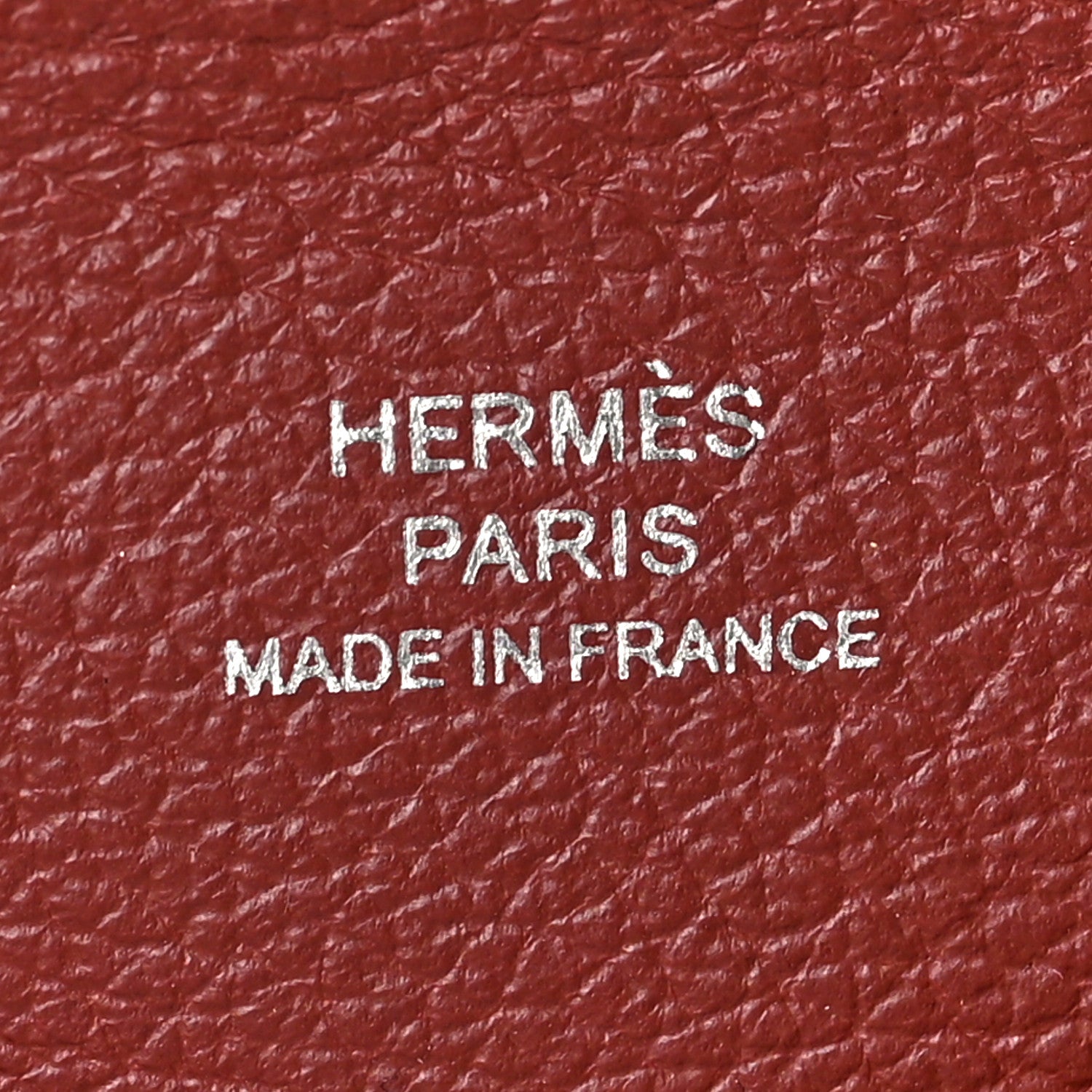 Hermes Evercolor Verso Calvi Card Case Rouge Sellier Rouge H 6 of 6