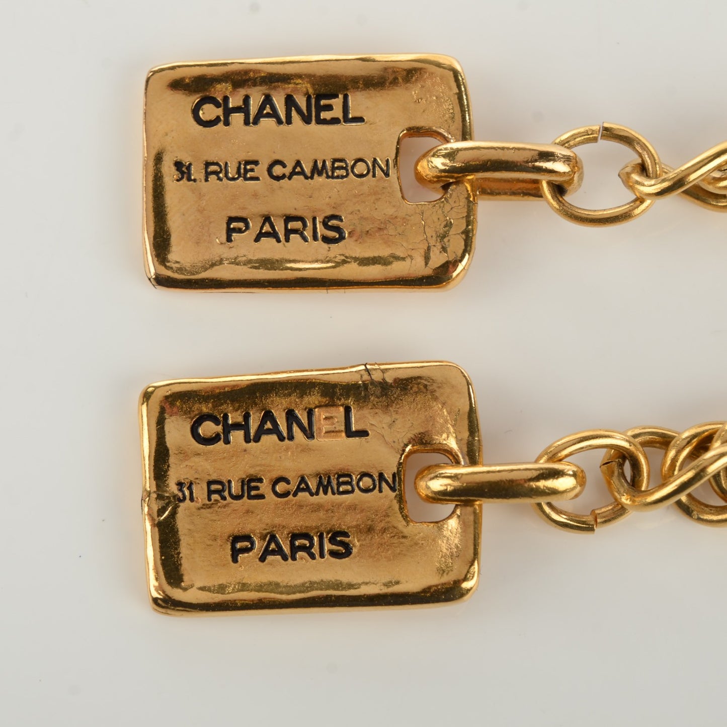 CC 31 Rue Cambon Chain Belt Gold