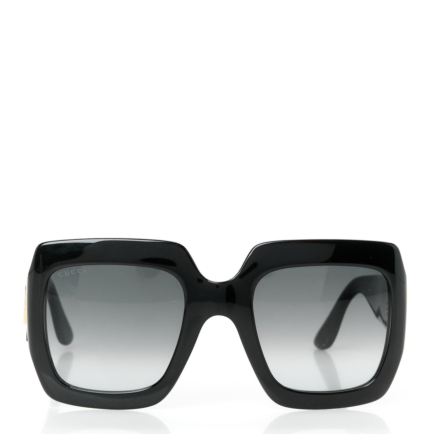 Gucci Acetate Square Frame Sunglasses GG3826S Black 2 of 7