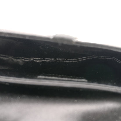 Christian Dior Satin Crystal Mini Saddle Bag Black 5 of 9