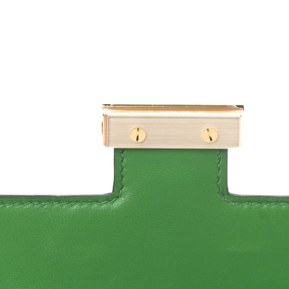 Hermes Shiny Alligator Constance 18 Cactus 10 of 21