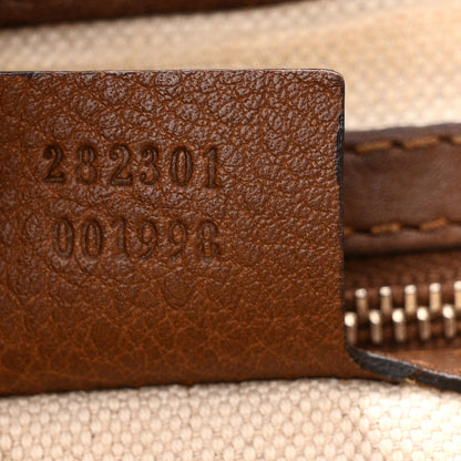 Gucci Monogram Calfskin Medium Bella Flap Bag Brown 7 of 19