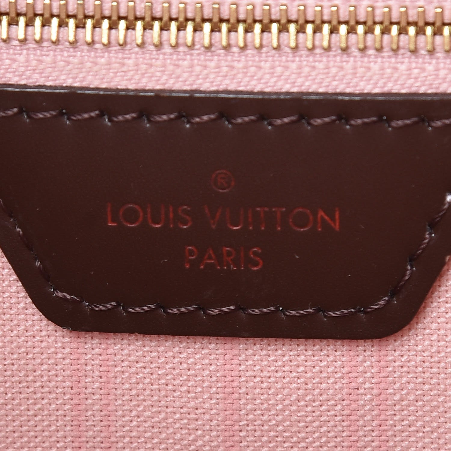 Louis Vuitton Damier Ebene Neo Neverfull MM Rose Ballerine 8 of 10