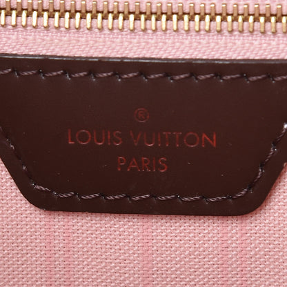 Louis Vuitton Damier Ebene Neo Neverfull MM Rose Ballerine 8 of 10