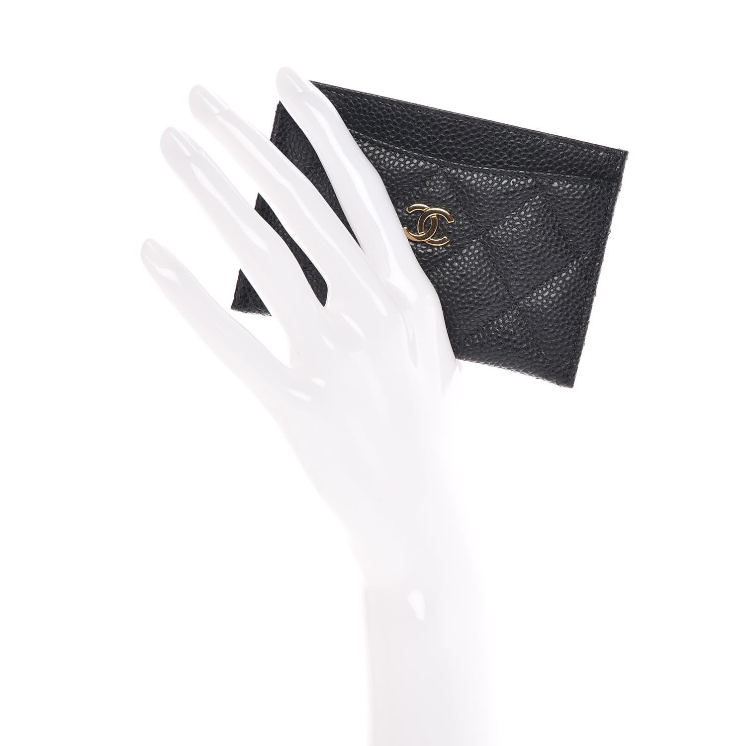 Chanel Caviar Quilted Card Holder Black 2 of 9