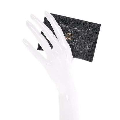 Chanel Caviar Quilted Card Holder Black 2 of 9