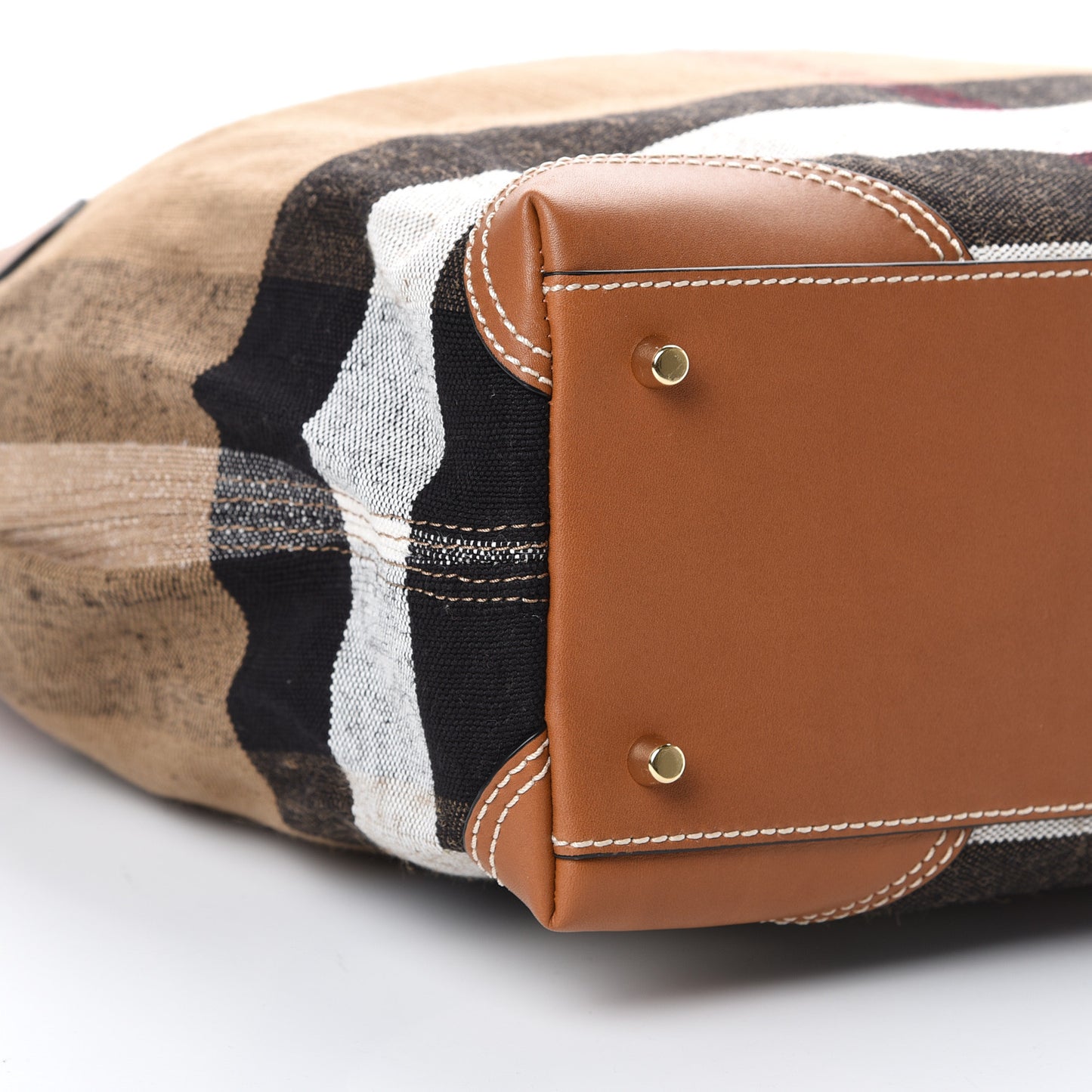 Canvas Mega Check Medium Maidstone Saddle Brown