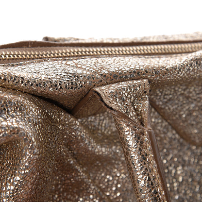 Saint Laurent Volcano Crackled Calfskin Medium Easy Y Bag Gold 16 of 30