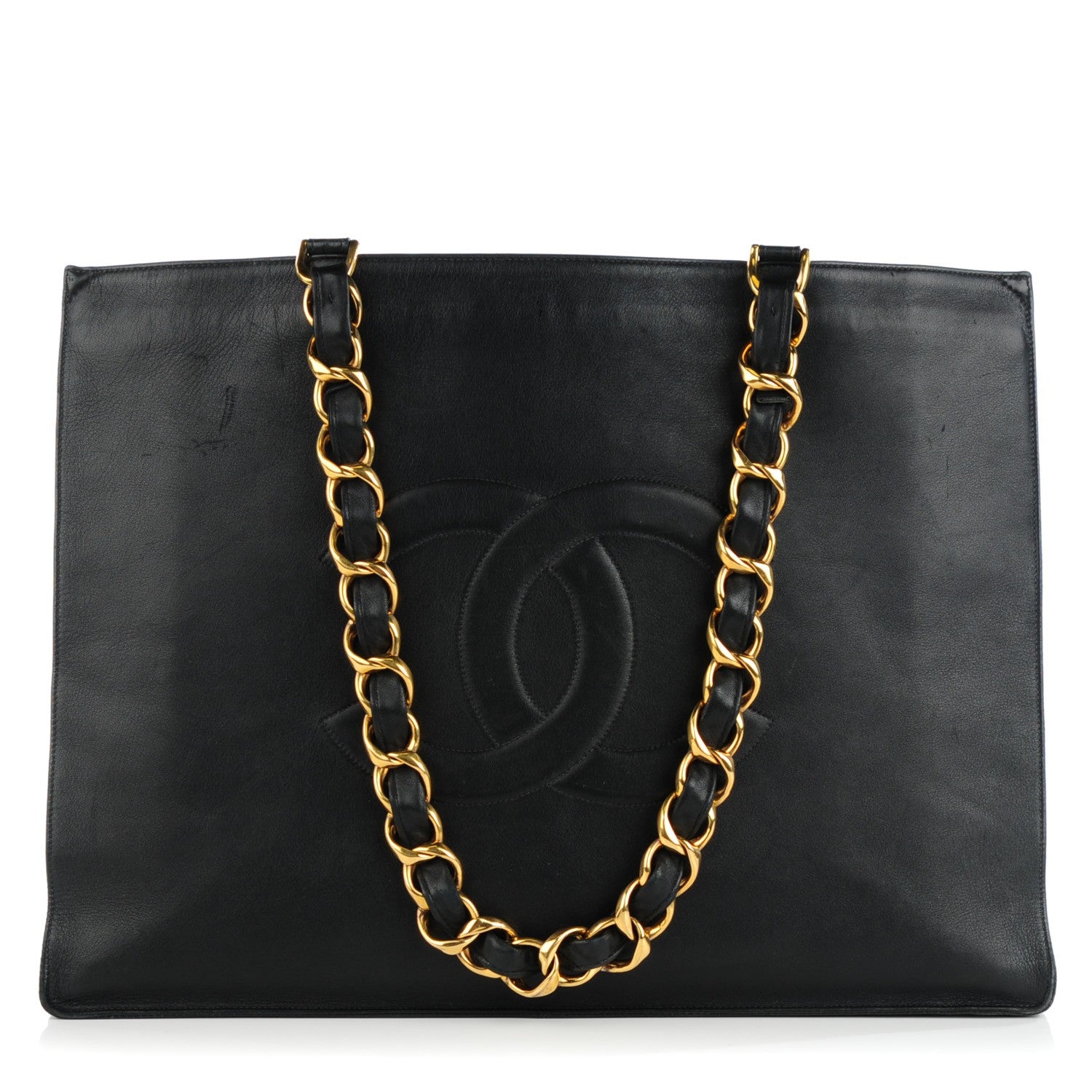 Chanel Lambskin Jumbo Shoulder Bag Black 1 of 8