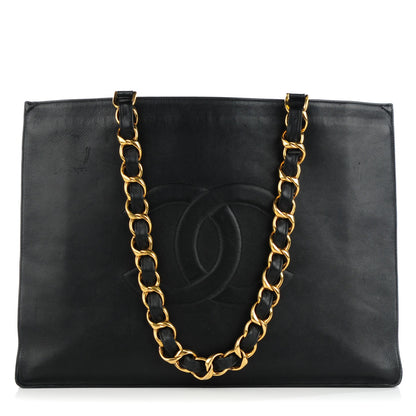Chanel Lambskin Jumbo Shoulder Bag Black 1 of 8
