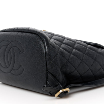 Chanel Caviar Quilted Filigree Backpack Black 10 of 10