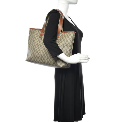 Gucci GG Plus Monogram Medium Signature Web Loop Tote Brown 2 of 9