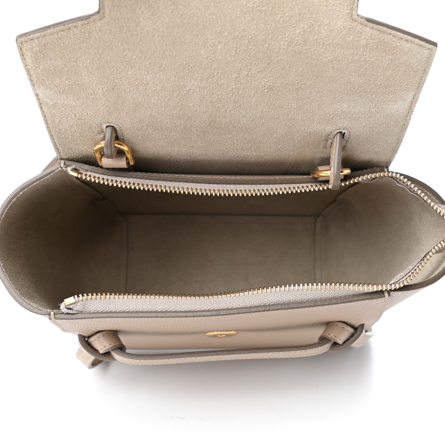 Celine Grained Calfskin Nano Belt Bag Light Taupe 5 of 9
