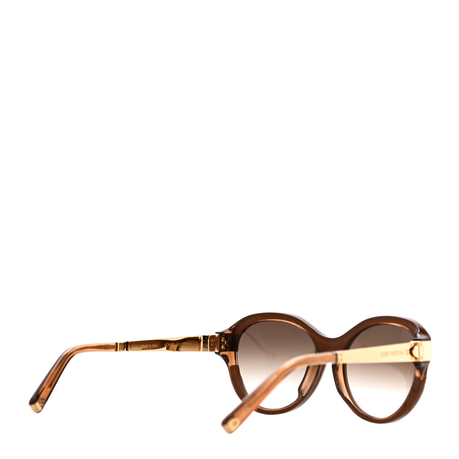 Louis Vuitton Petit Soupcon Cat Eye Sunglasses Z0487E Brown 3 of 7