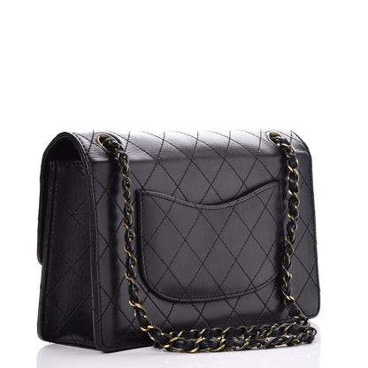 Chanel Calfskin Stitched Medium Single Flap Black 4 of 11