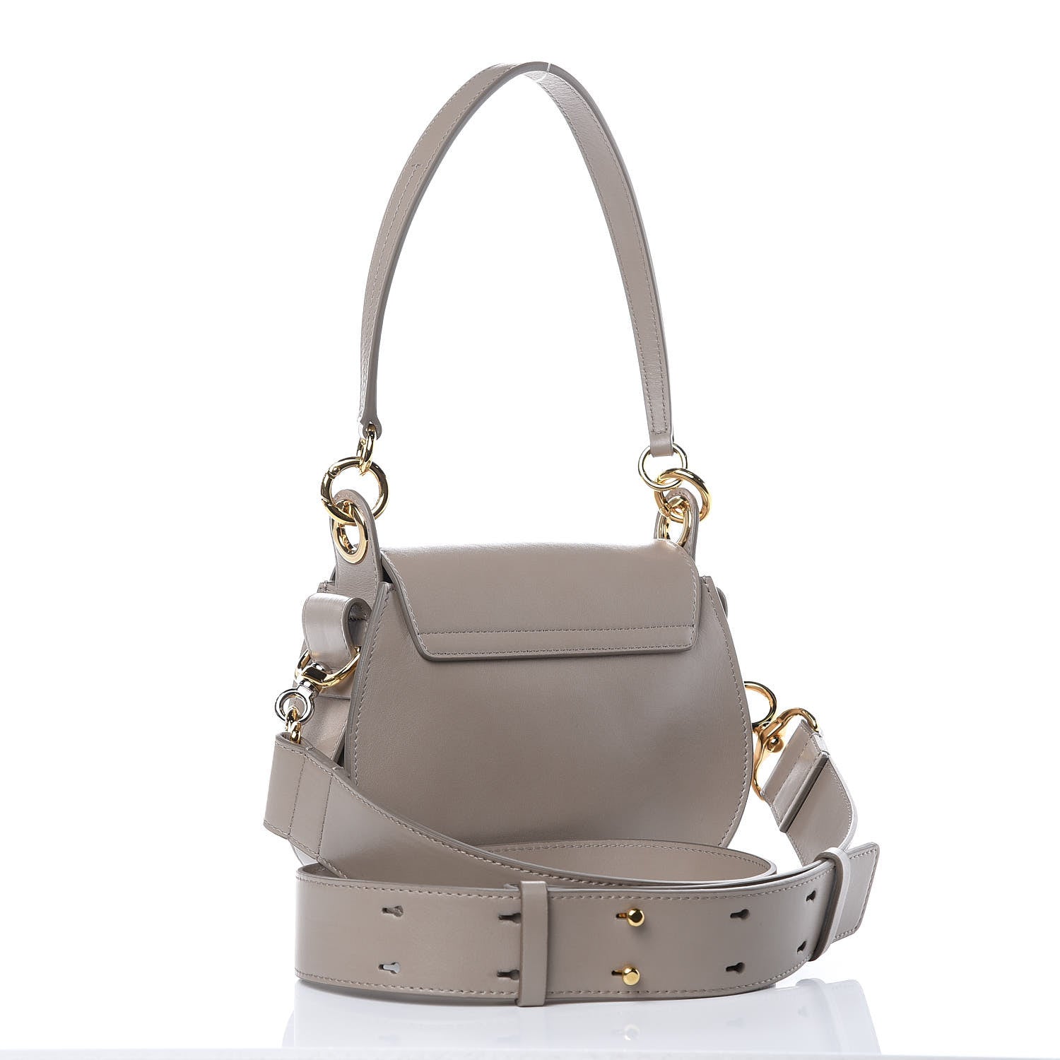 Chloe Calfskin Small Tess Bag Motty Grey 3 of 9