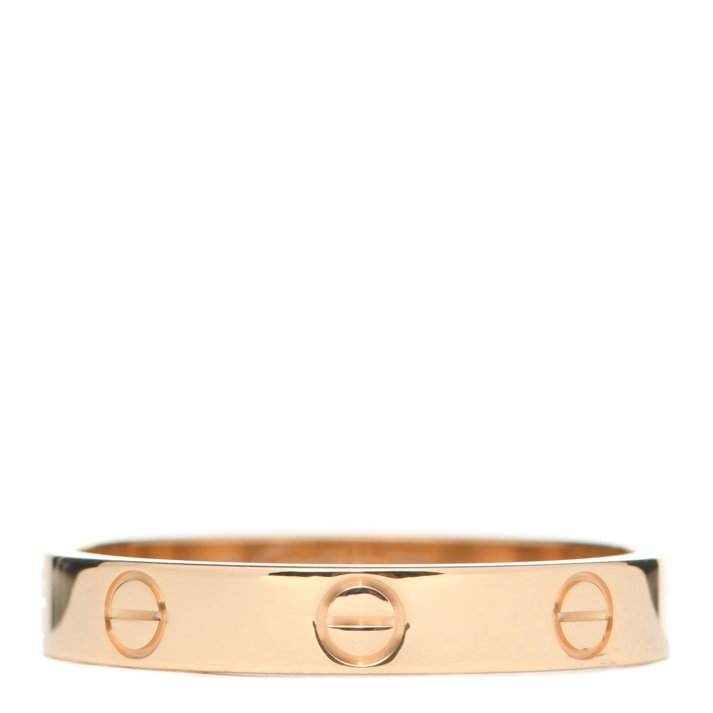 18K Yellow Gold 3.5mm LOVE Wedding Band Ring 59 8.75