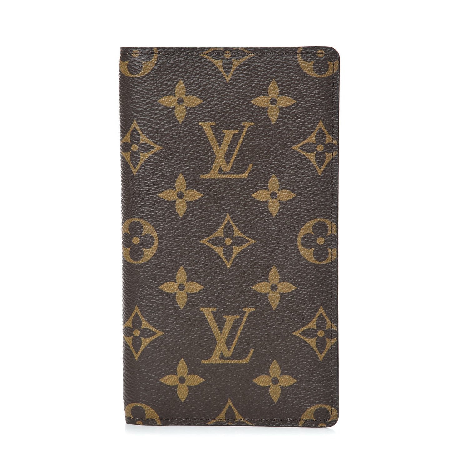 Monogram Checkbook Holder Case Wallet