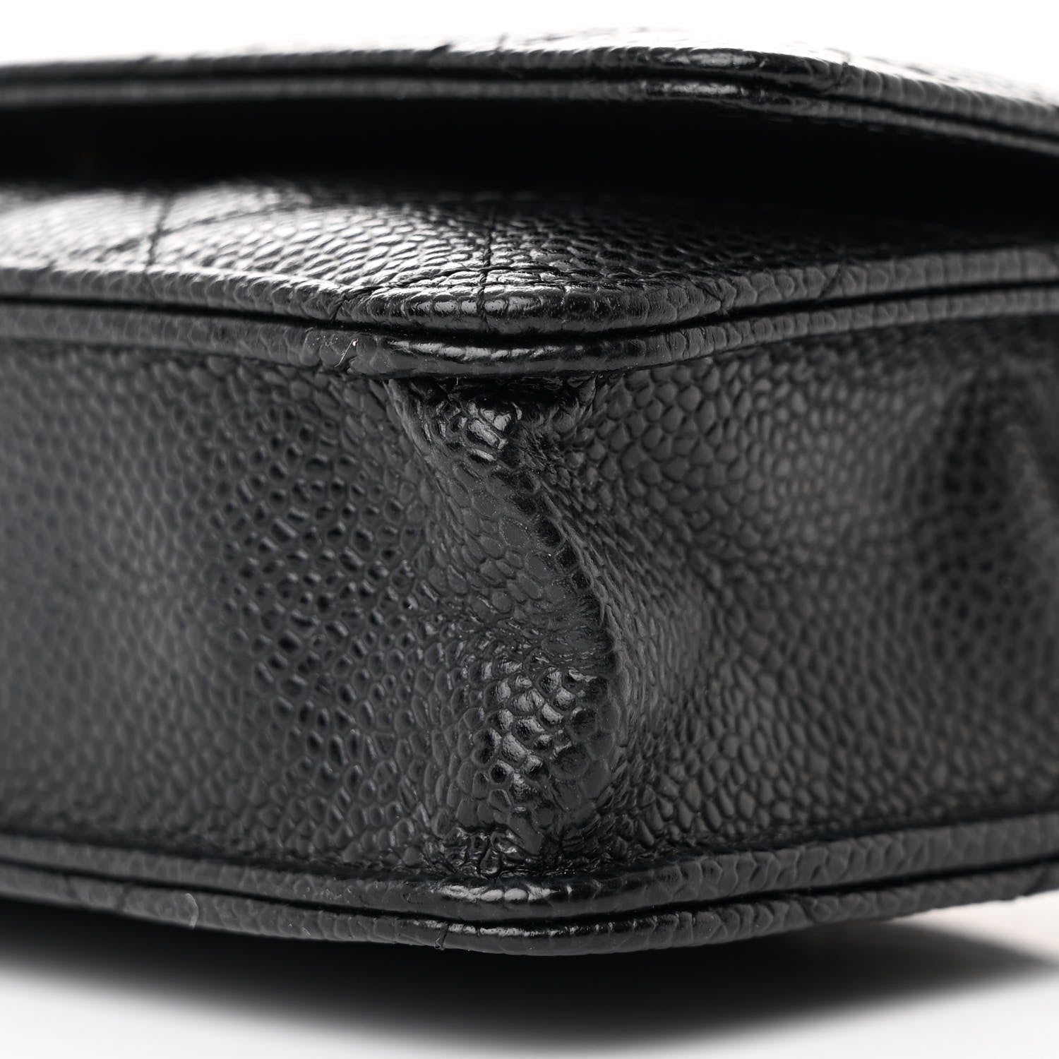 Chanel Caviar Quilted Wallet on Chain WOC Black 11 of 12