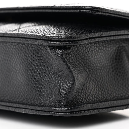 Chanel Caviar Quilted Wallet on Chain WOC Black 11 of 12