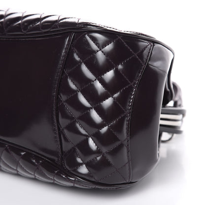 Chanel Glazed Calfskin Quilted Small Mademoiselle Frame Bag Purple 8 of 11