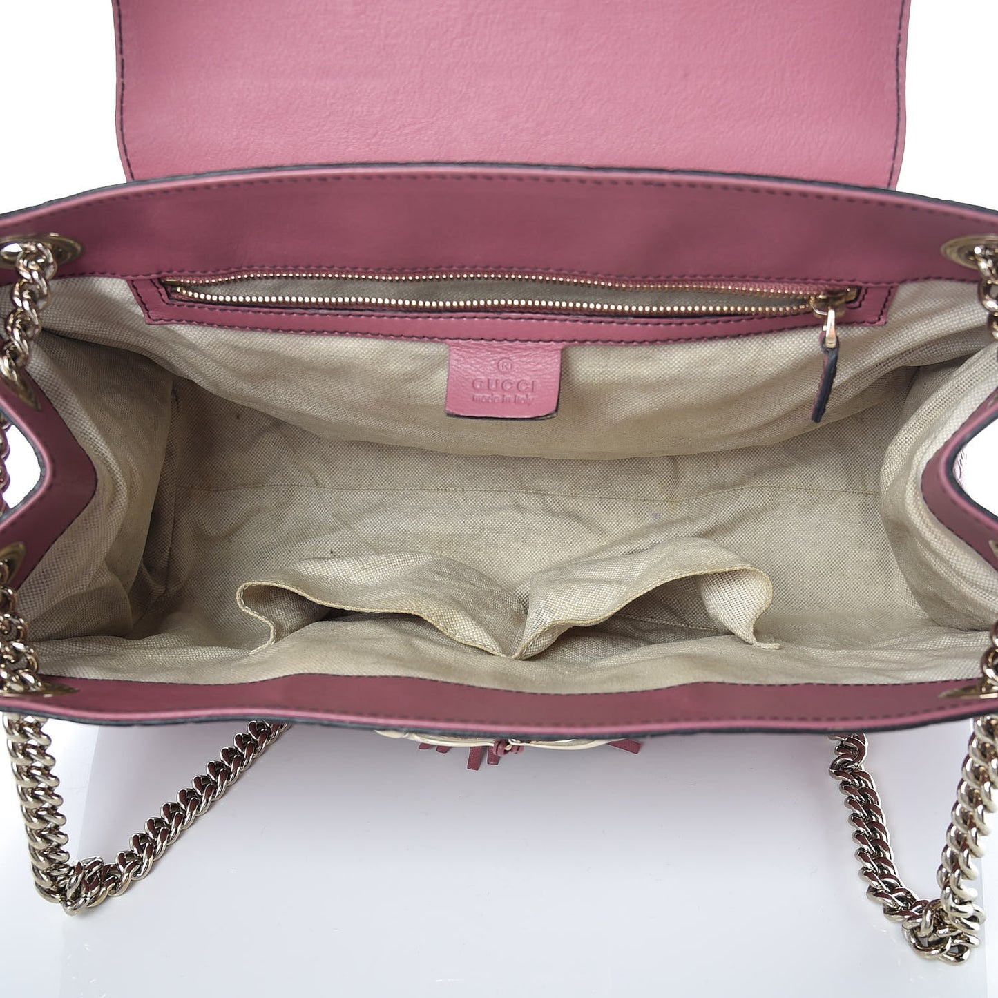 Guccissima Large Emily Chain Shoulder Bag Peonia Flower