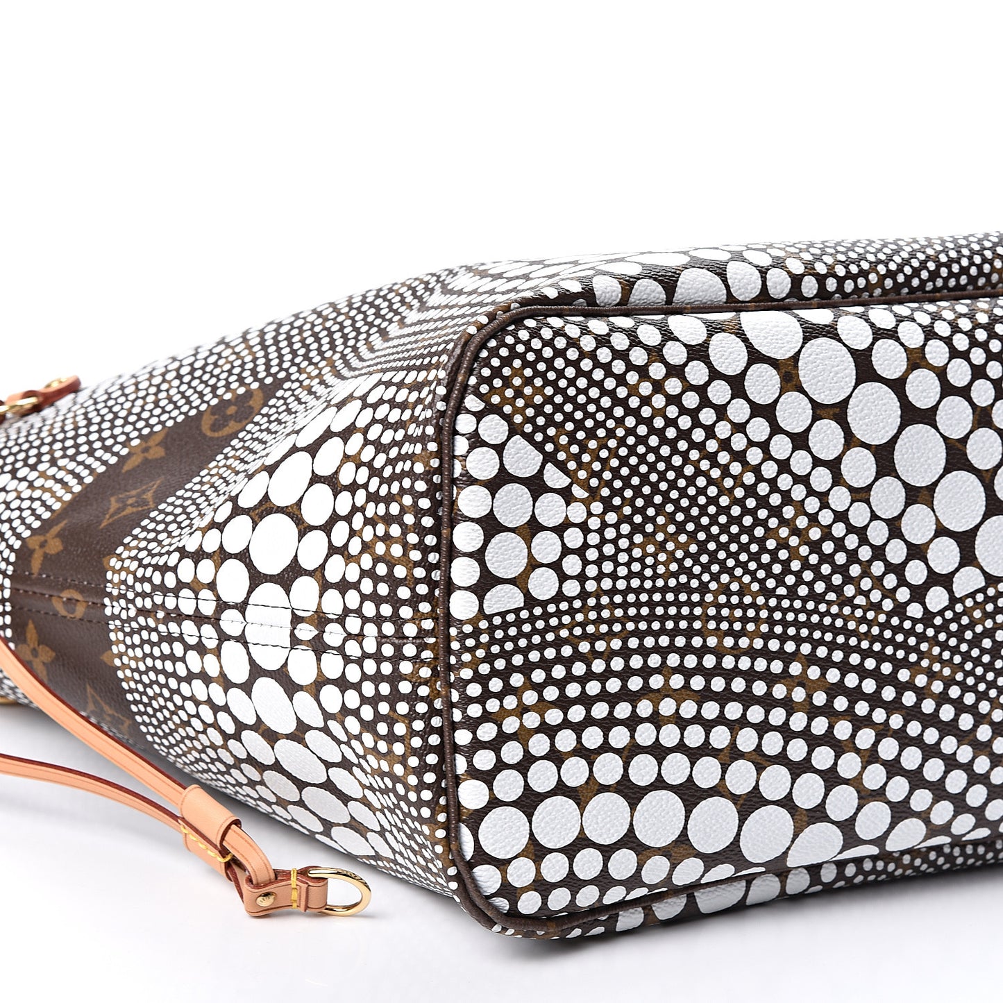 Monogram Kusama Waves Neverfull MM White