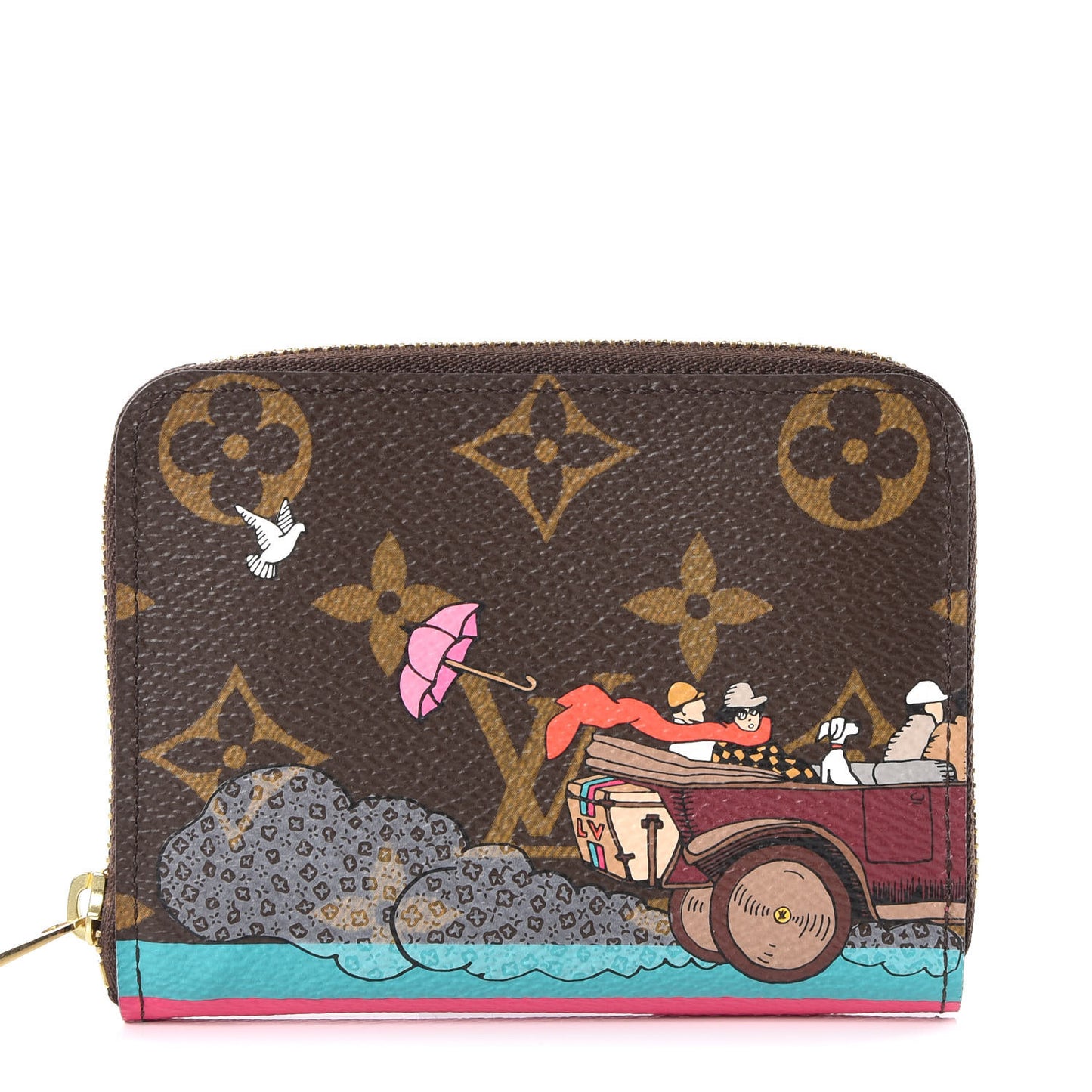 Monogram 2015 Christmas Animation Zippy Coin Purse