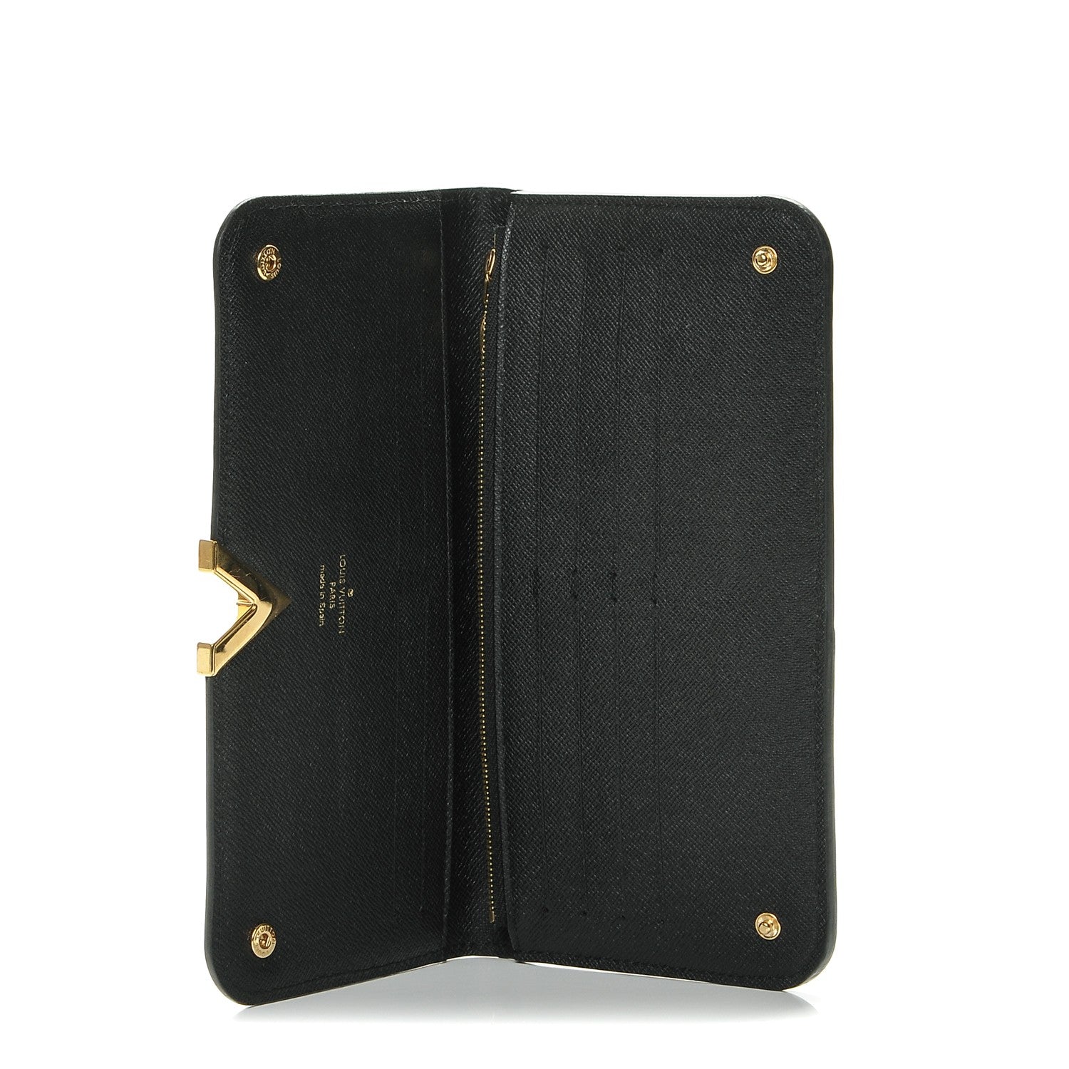 Louis Vuitton Monogram Monogram Kimono Wallet Black 5 of 6