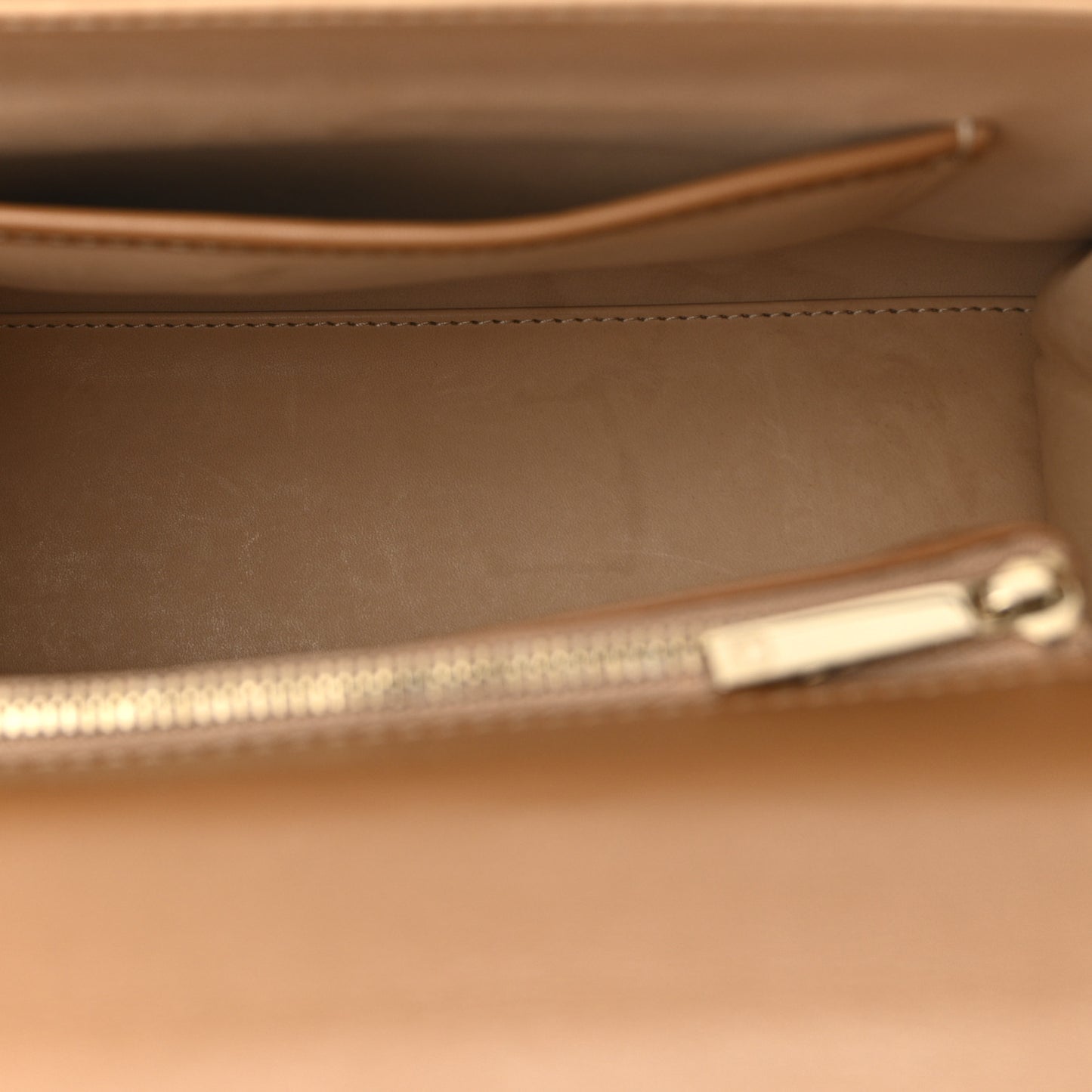 Calfskin MM Tempete Satchel Camel