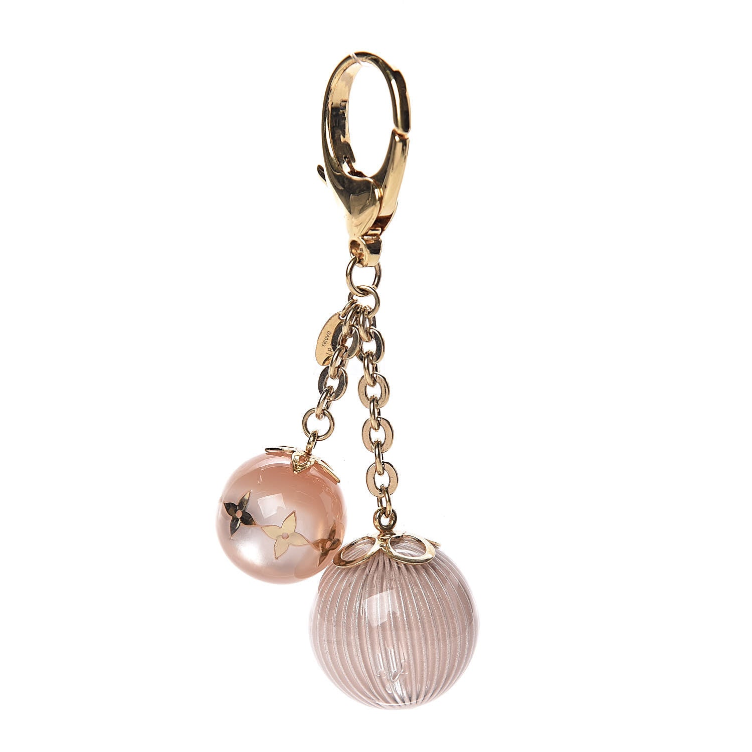 Louis Vuitton Fleur Ball Bag Charm Pink 1 of 2