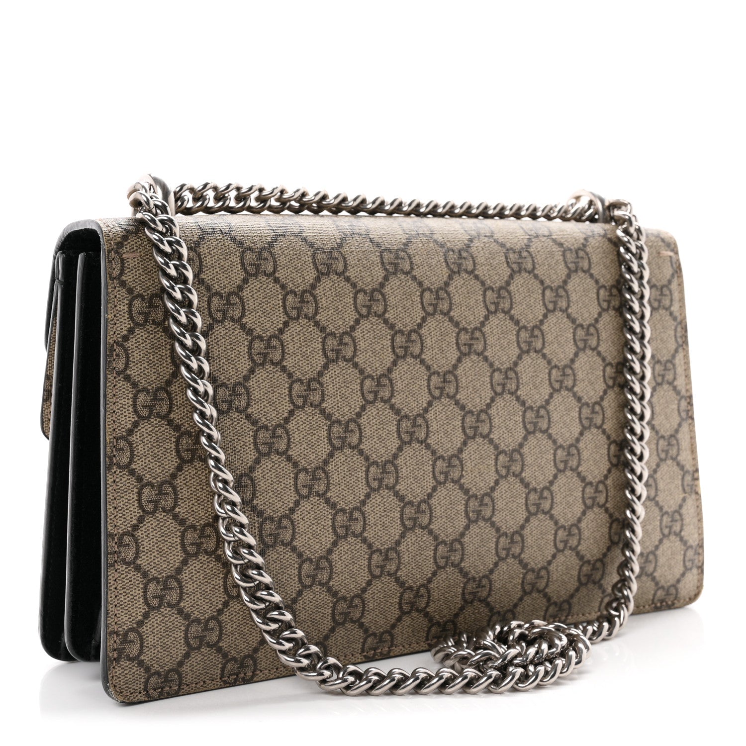 Gucci GG Supreme Monogram Small Dionysus Shoulder Bag Black 2 of 11
