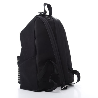 Saint Laurent Canvas City Studded Backpack Black 2 of 9