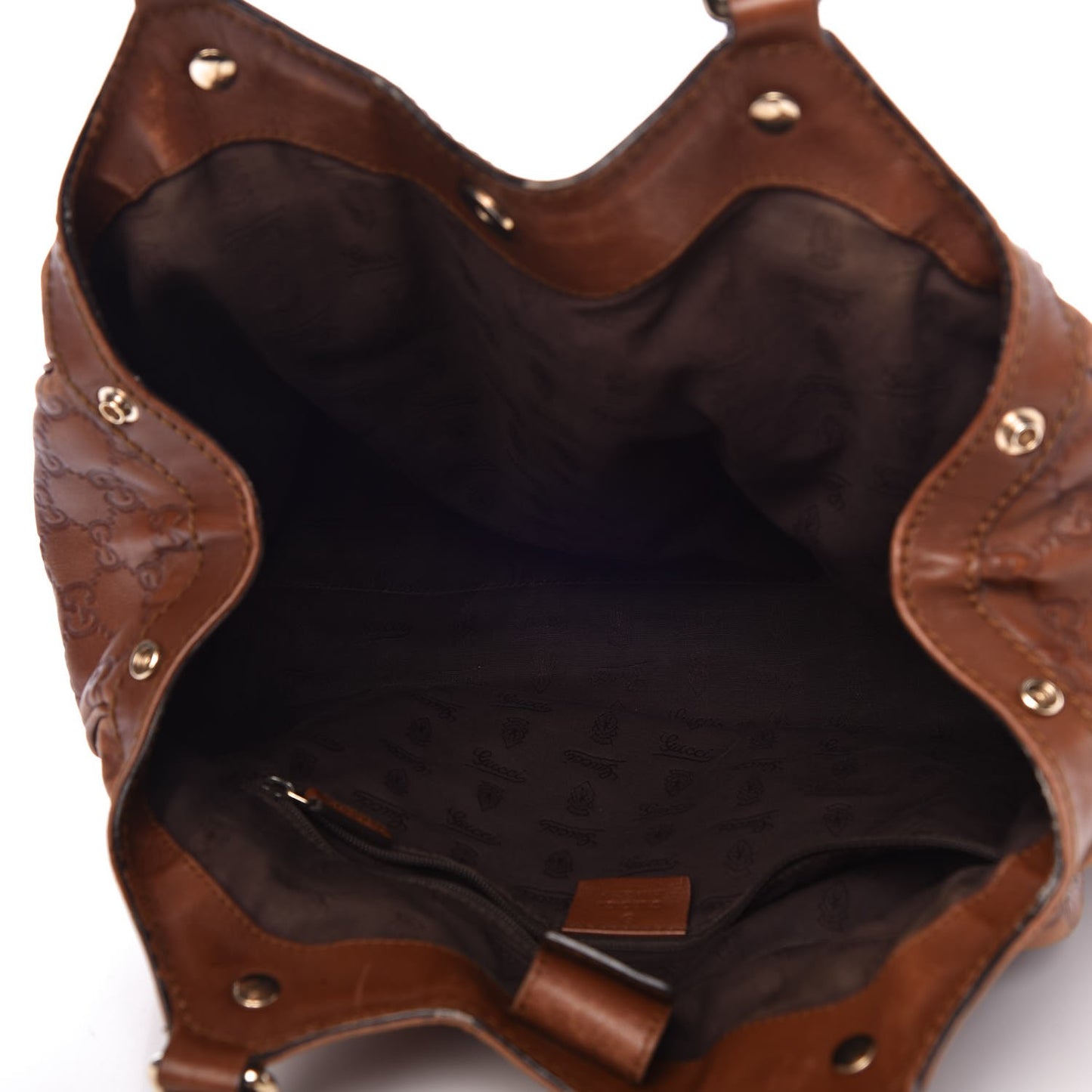 Guccissima Medium Sukey Tote Brown