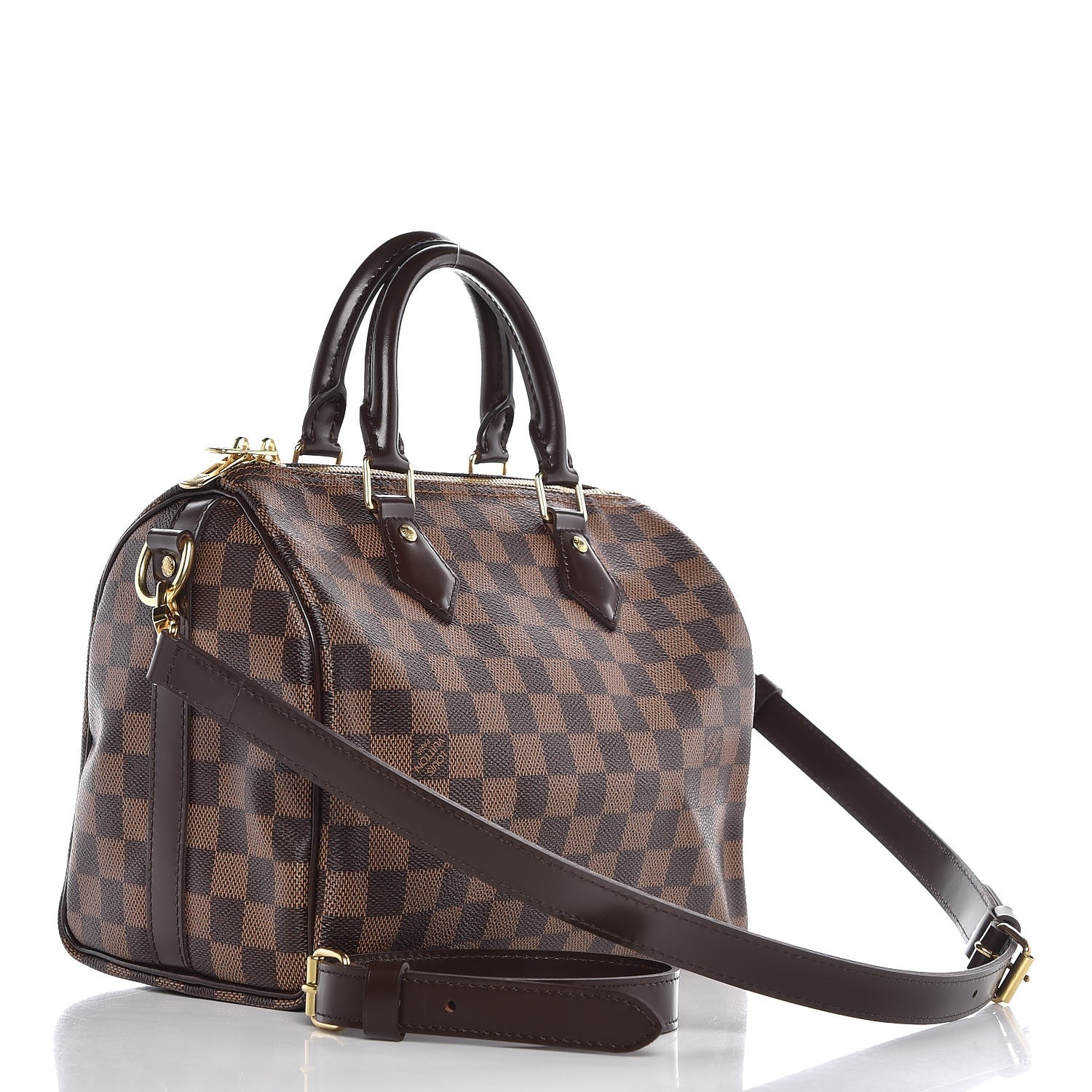 Louis Vuitton Damier Ebene Speedy Bandouliere 25 4 of 10