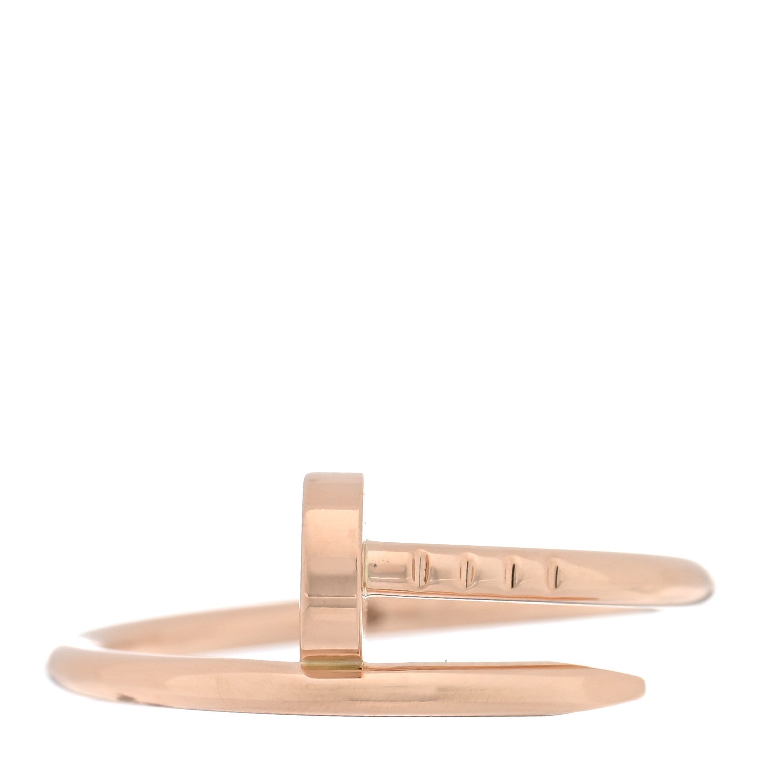 Cartier 18K Pink Gold Small Juste Un Clou Ring 54 7 1 of 5