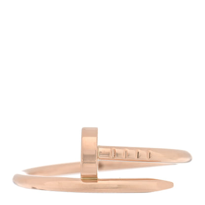 Cartier 18K Pink Gold Small Juste Un Clou Ring 54 7 1 of 5