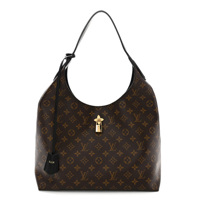 Louis Vuitton Monogram Flower Hobo Black 1 of 10