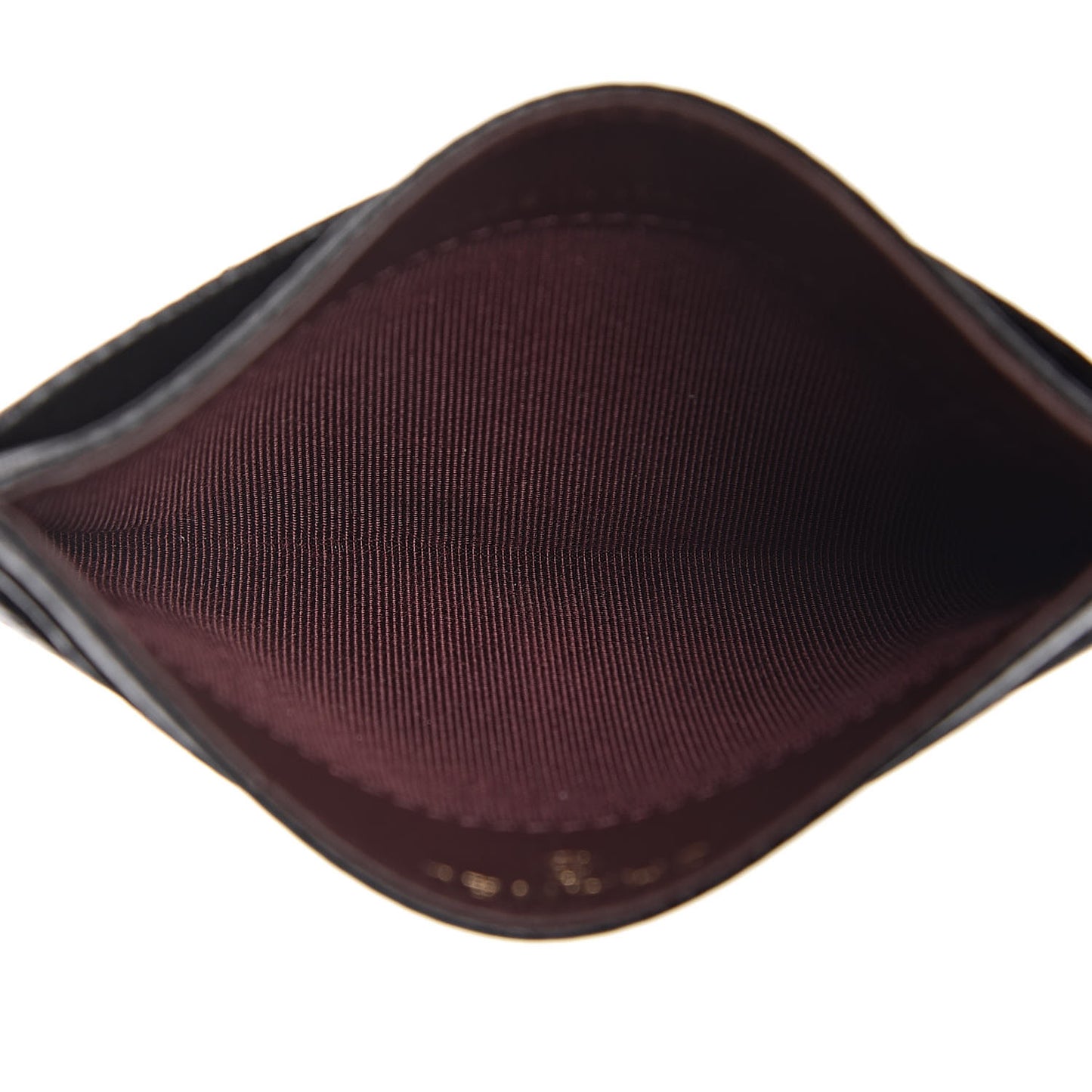 Caviar Quilted Card Holder Black