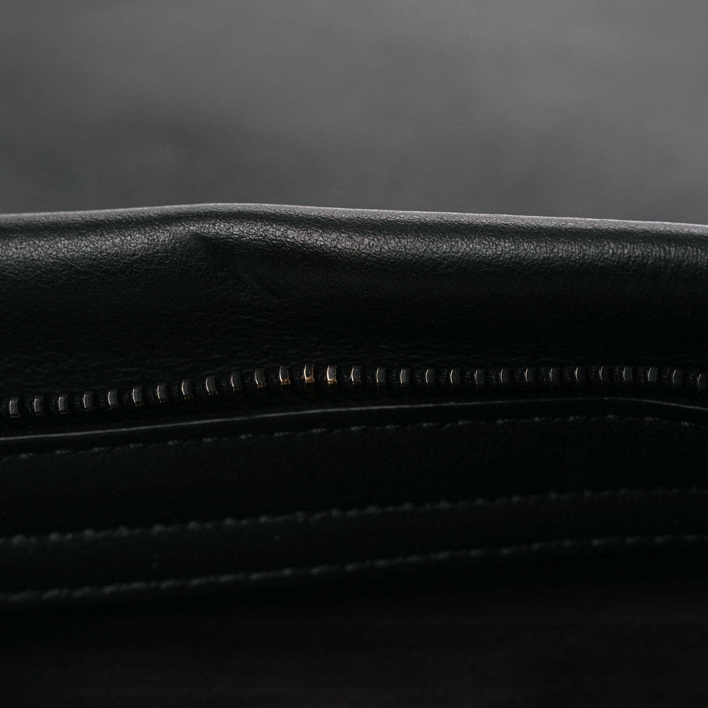 Vitello Grace FF 1974 Embossed Large Peekaboo Iconic Fit Satchel Black