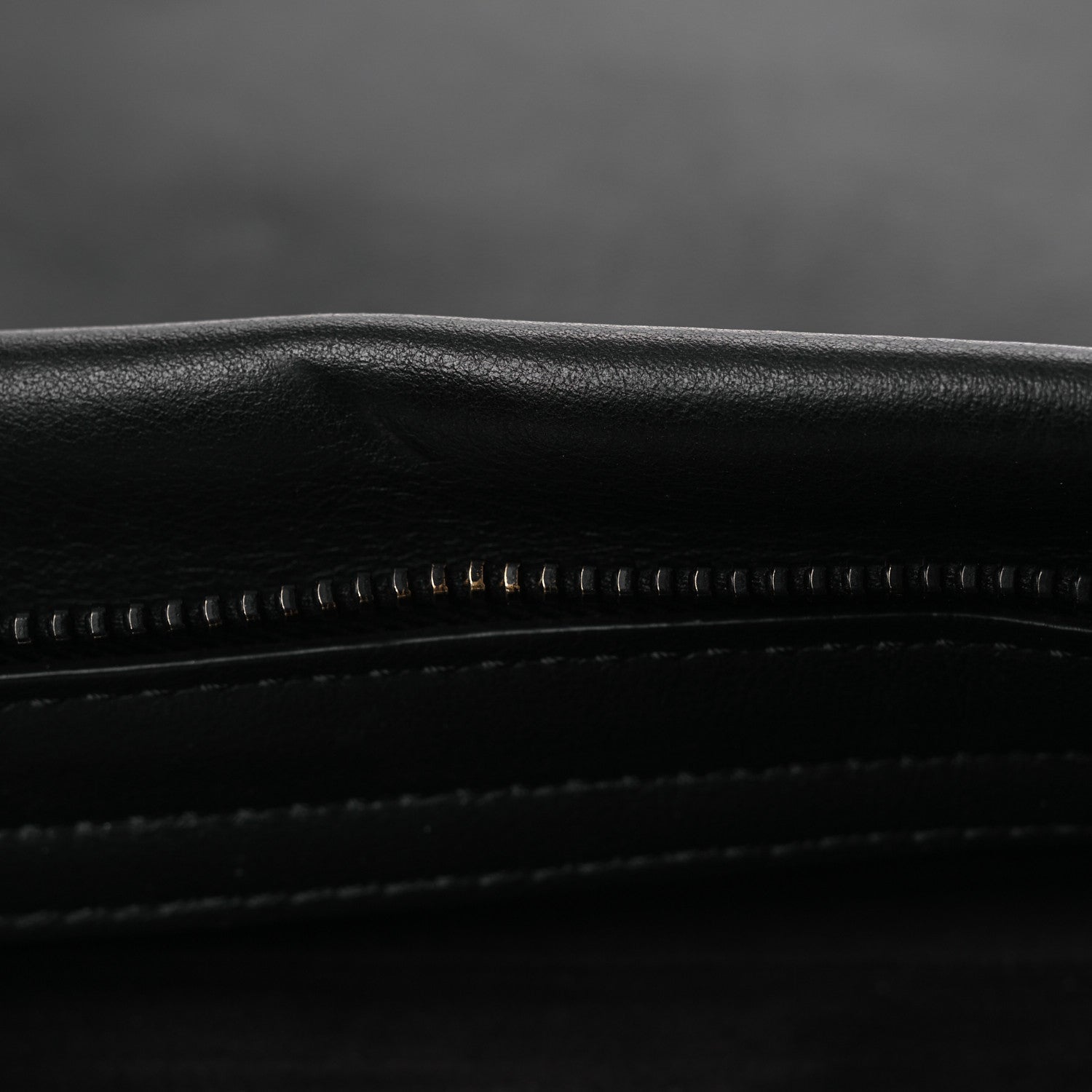Fendi Vitello Grace FF 1974 Embossed Large Peekaboo Iconic Fit Satchel Black 12 of 12