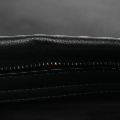 Fendi Vitello Grace FF 1974 Embossed Large Peekaboo Iconic Fit Satchel Black 12 of 12