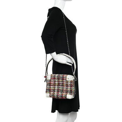 Chanel Tweed Camera Case White 2 of 10