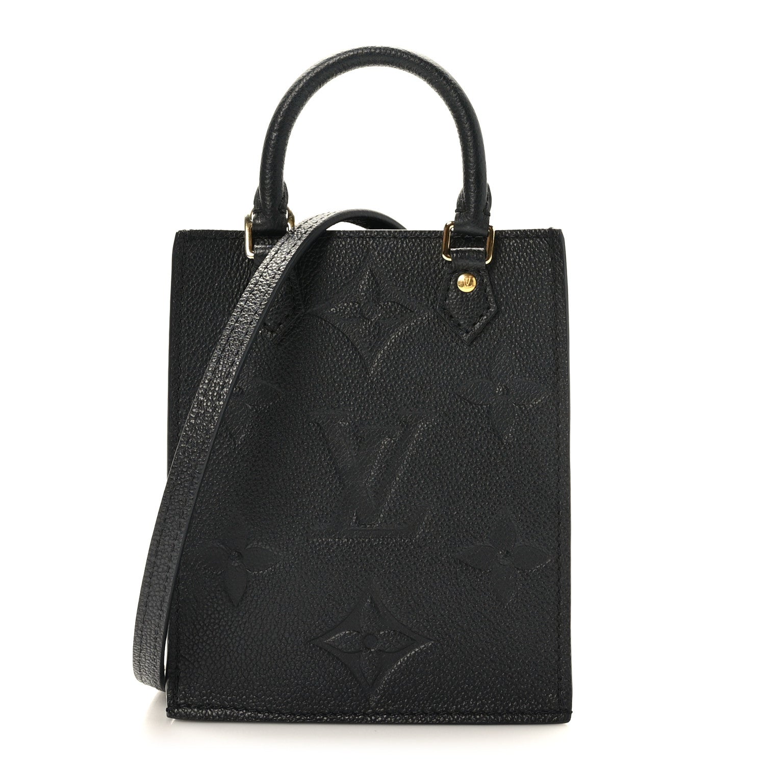 Louis Vuitton Empreinte Monogram Giant Petit Sac Plat Black 1 of 8