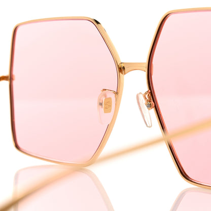 Gucci Square Frame GG0536S Sunglasses Gold 8 of 9