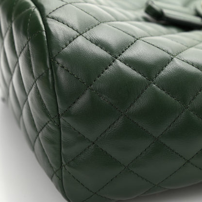 Chanel Lambskin Quilted Small Urban Spirit Backpack Dark Green 10 of 10