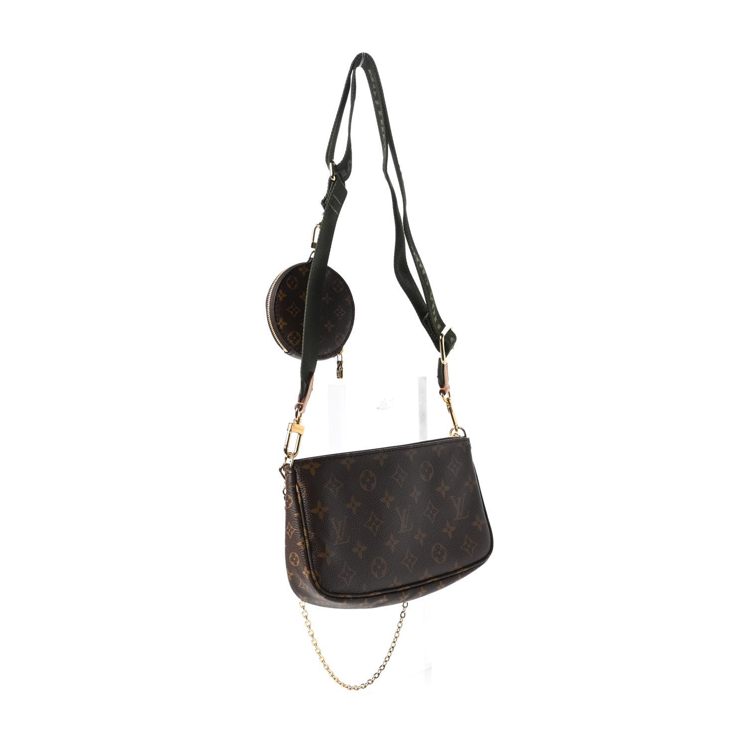 Louis Vuitton Monogram Multi Pochette Accessories Kaki 3 of 11